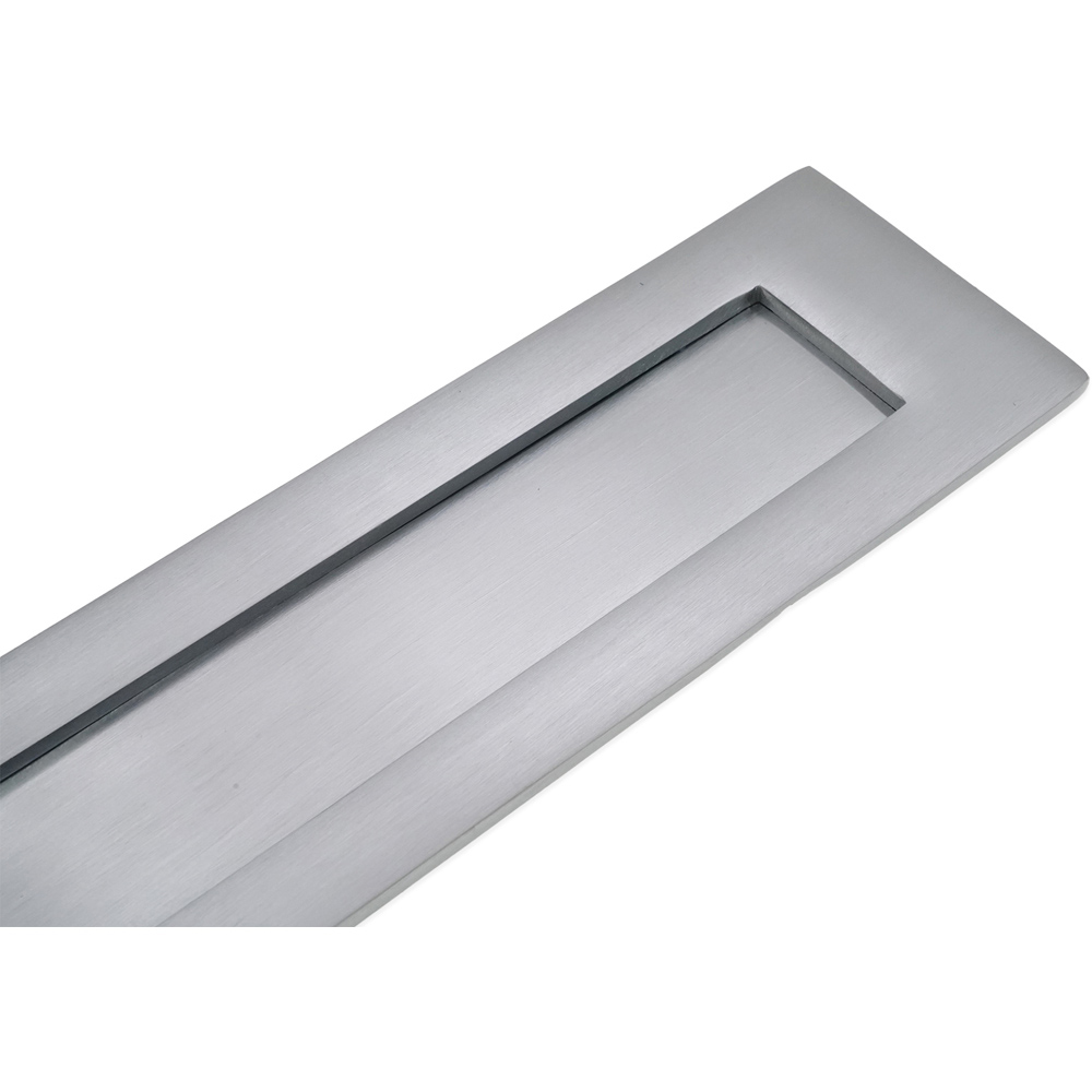 Spira Brass Victorian Satin Chrome Letter Plate 255mm Image 4