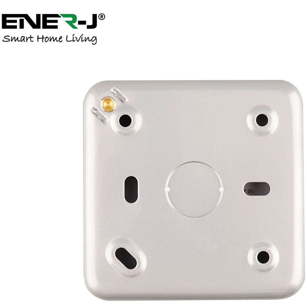ENER-J 1 Gang 13A Metal Clad Single Switch Socket Image 5