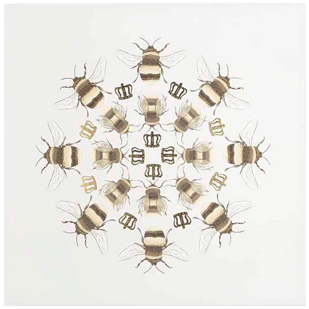 Art For The Home Beautiful Bees 60 x 60cm Image 1