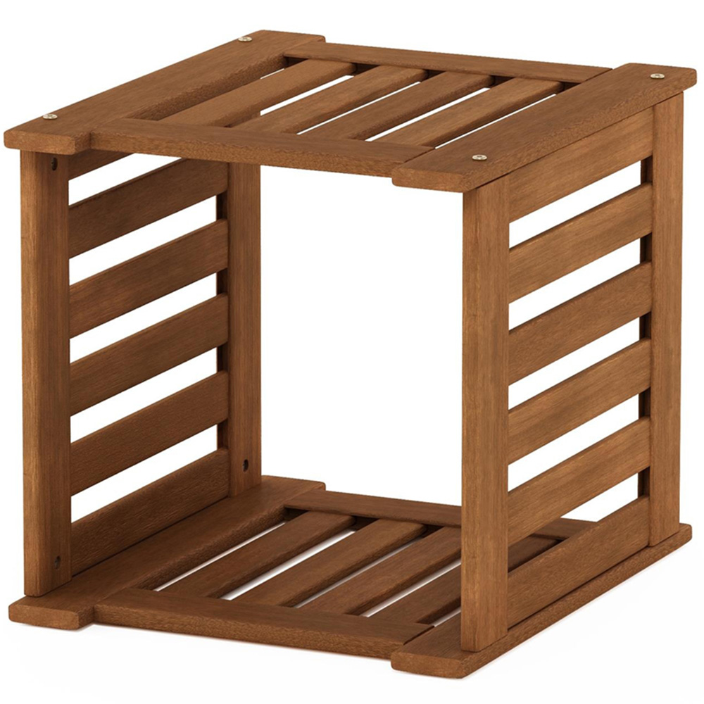 Walplus Teak Oil Hardwood Outdoor Planter Box 45 x 40cm Image 6