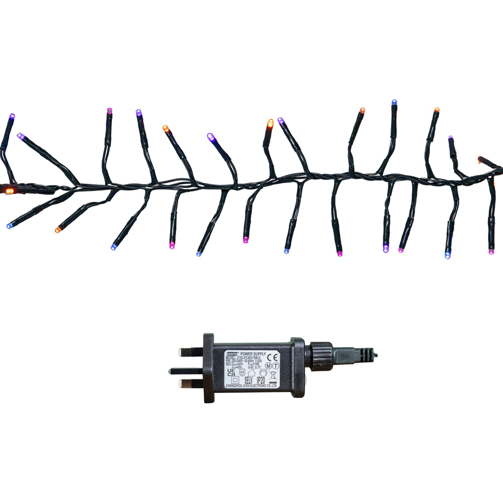 Samuel Alexander 1440 Rainbow LED Christmas Cluster Light 18.5m Image 2
