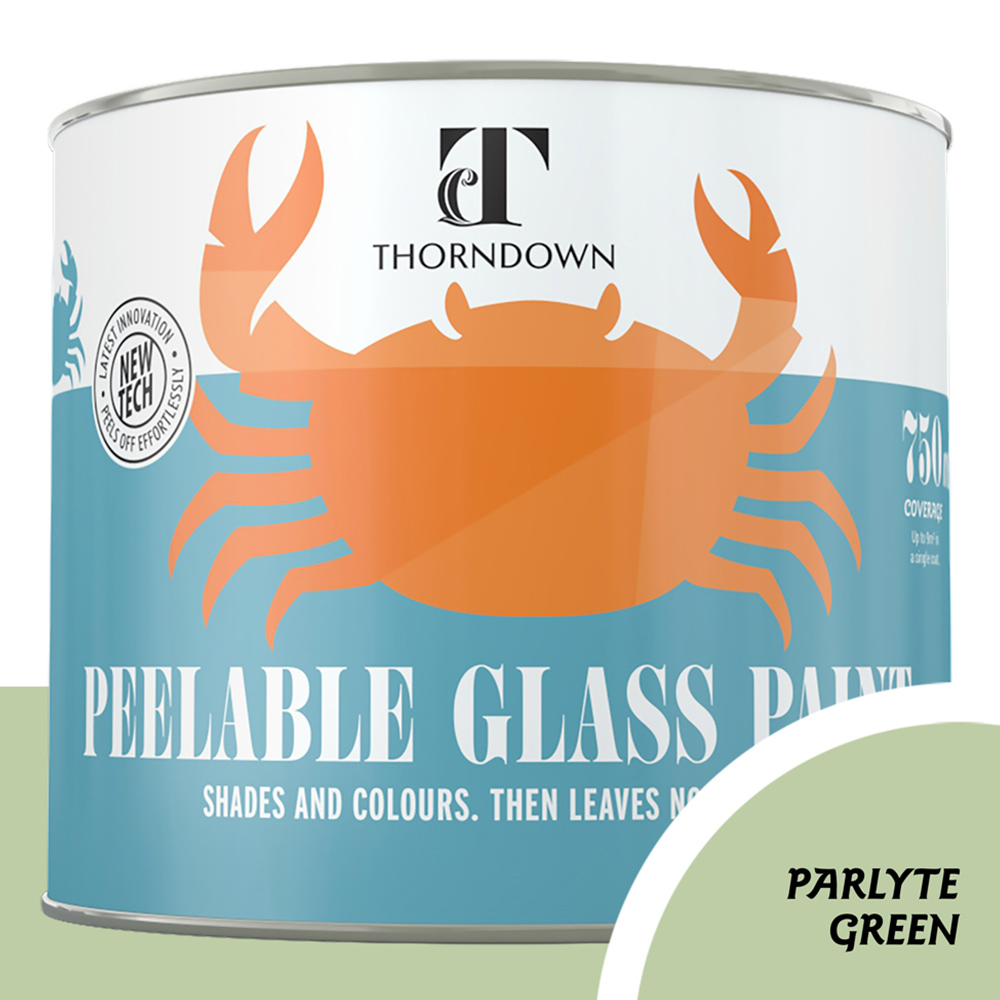 Thorndown Parlyte Green Peelable Glass Paint 750ml Image 3