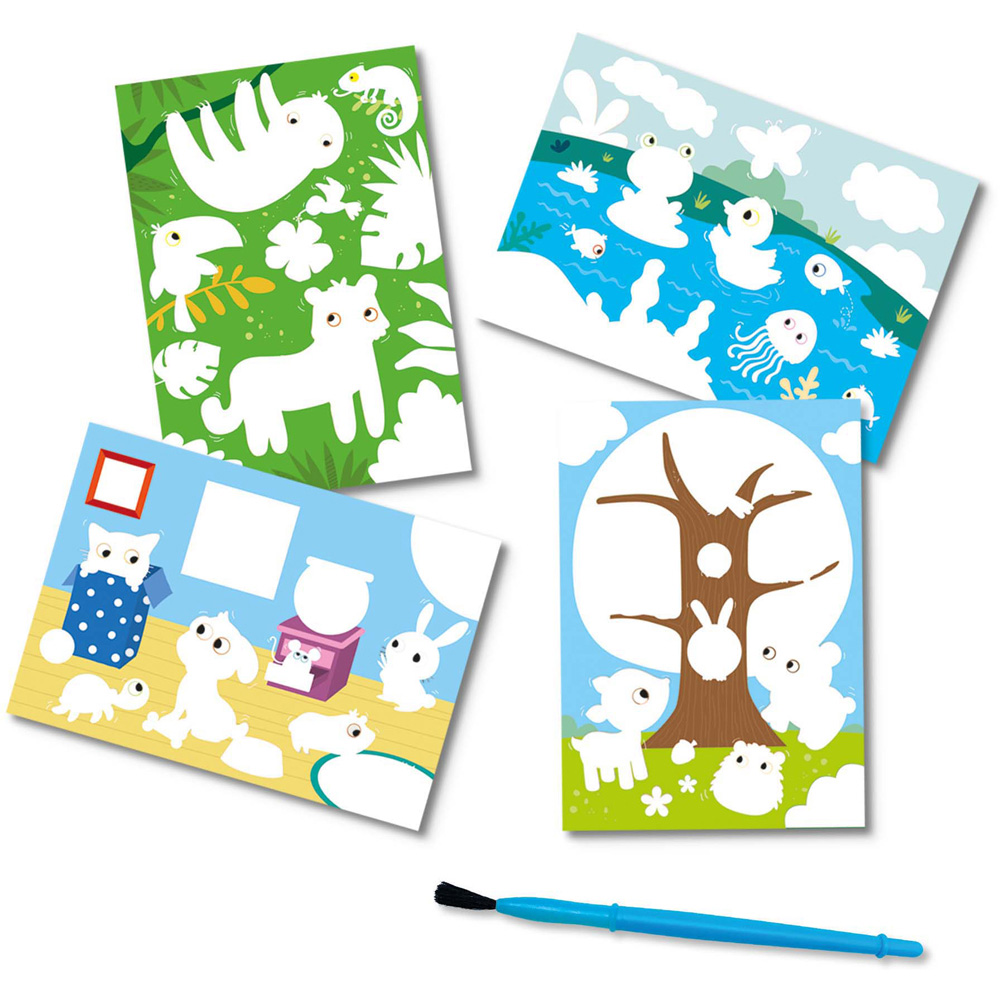 SES Creative Colouring with Water Hidden Animals Activity Set Image 2