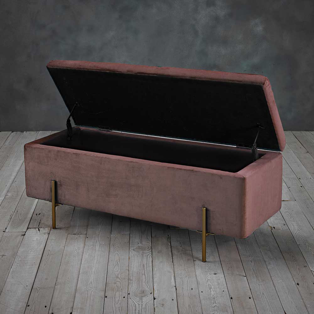 Wilko ottoman pink deals