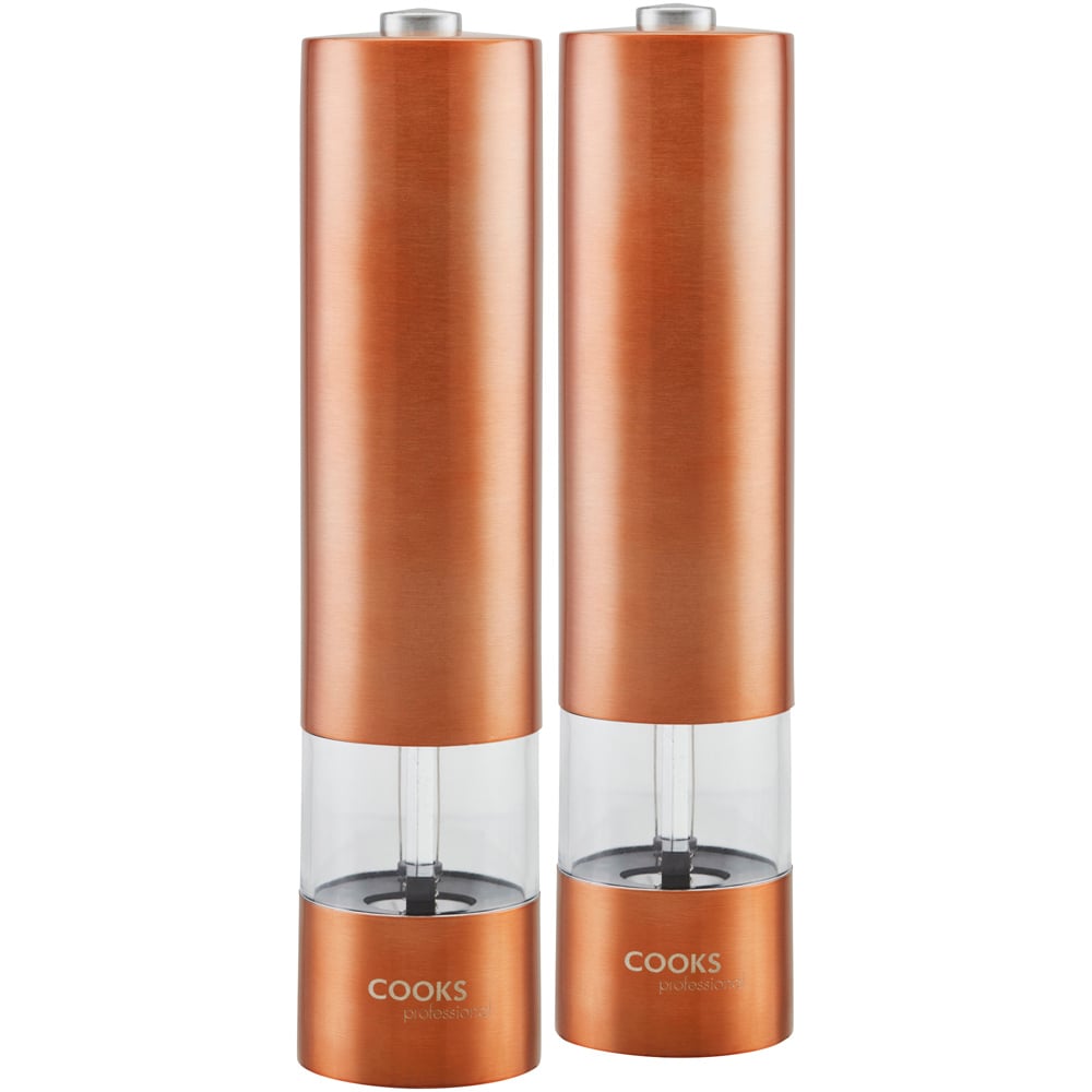 Cooks Professionals G2142 Copper Salt and Pepper Mill Set Image 1