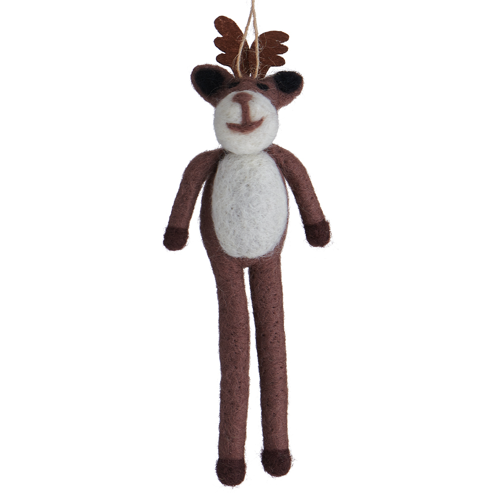 Wilko Nordic Reindeer Decoration Wilko