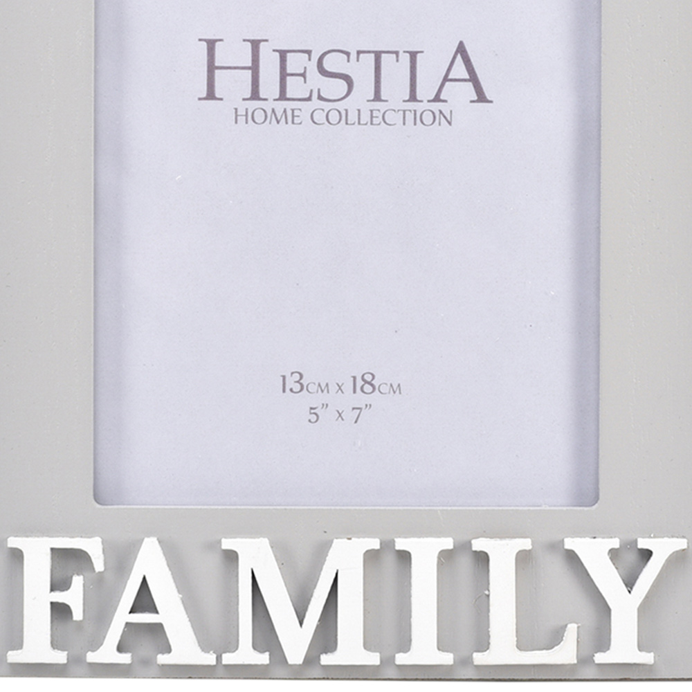Premier Housewares Hestia Family Heart Photo Frame 5 x 7 Inch Image 3