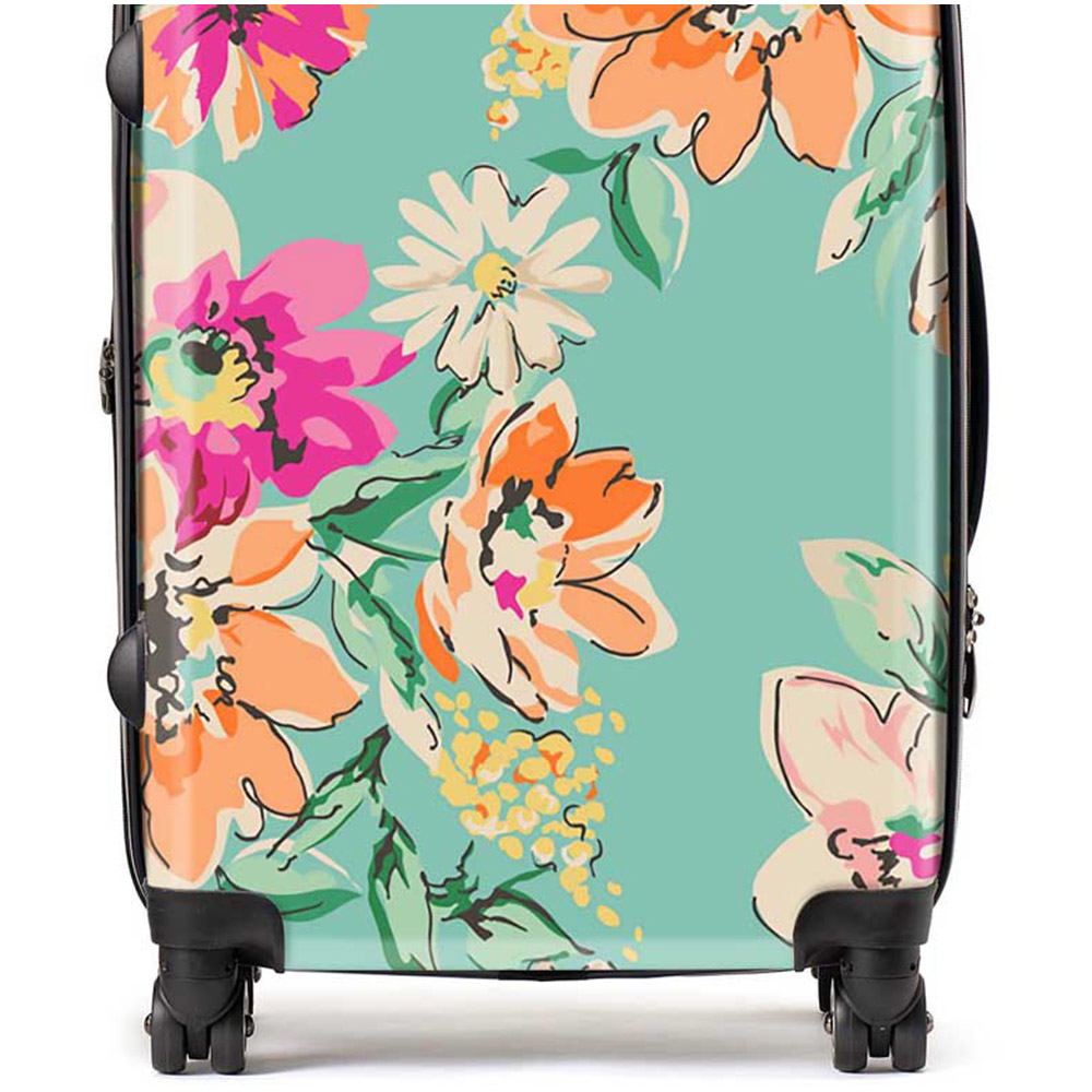 Warren Reed Designer Medium Bright Flower Sketch Suitcase Image 2