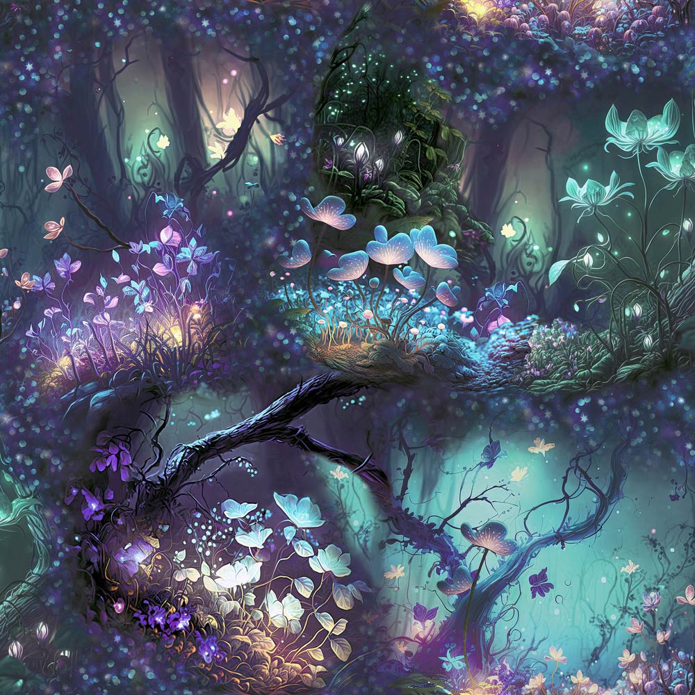 Arthouse Magical Garden Multicolour Wallpaper Image 1