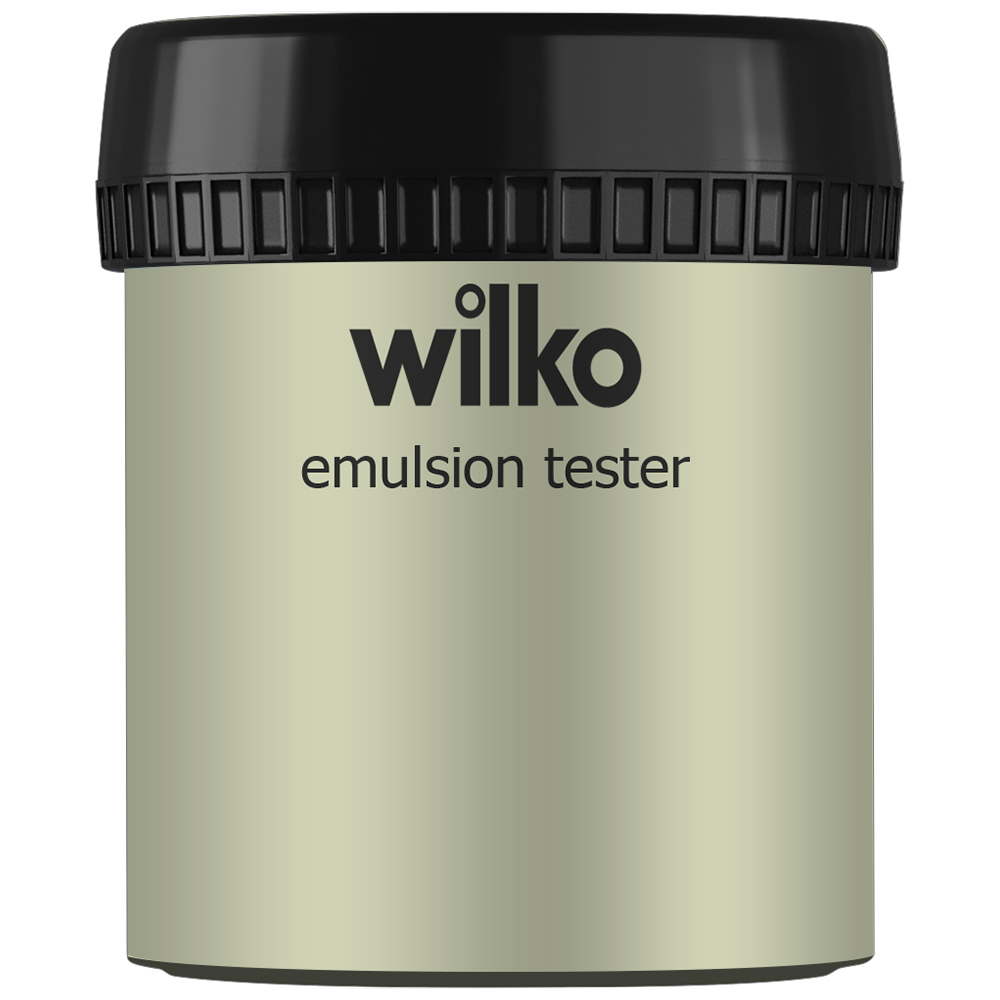 Wilko Matcha Emulsion Paint Tester 75ml Image 1
