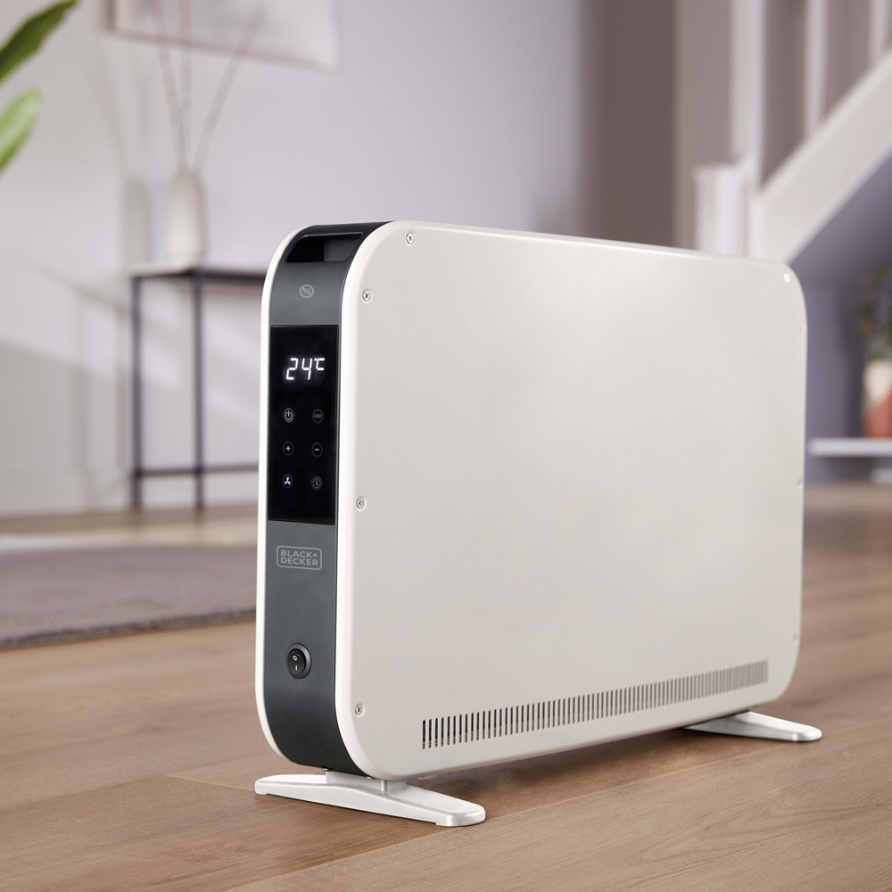 BLACK+DECKER White Smart Convection Heater 2200W Image 2