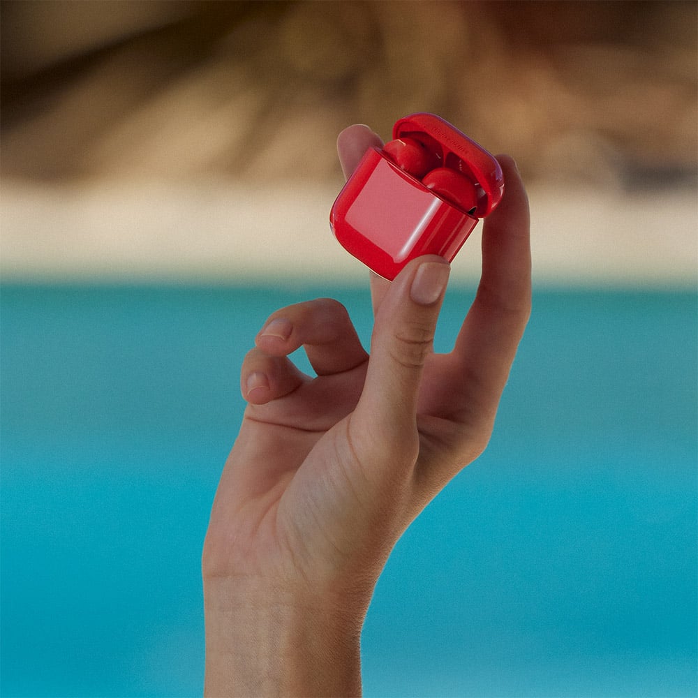 AVF Red Happy Plugs Joy True Wireless Earphones Image 2
