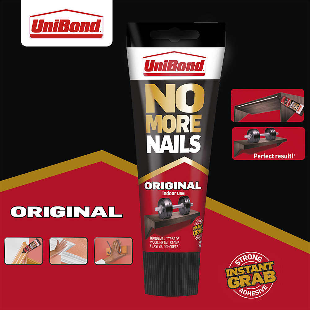 UniBond No More Nails Original Grab Adhesive Tube 234g Image 5