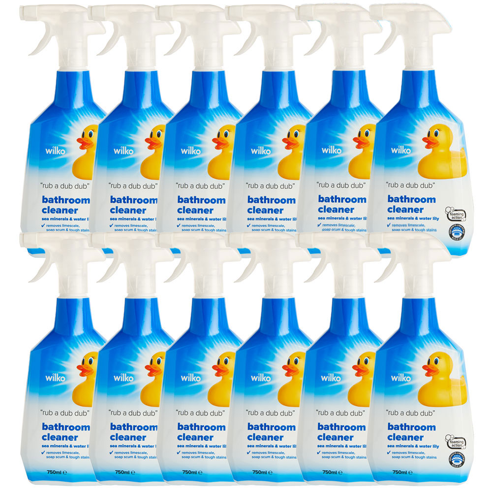 Wilko Sea Minerals and Water Lily Bathroom Cleaner  Spray 750ml Image 7