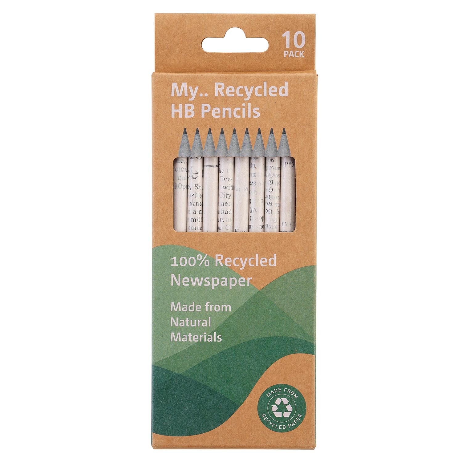 Pack of 10 Eco Recycled Pencils Image