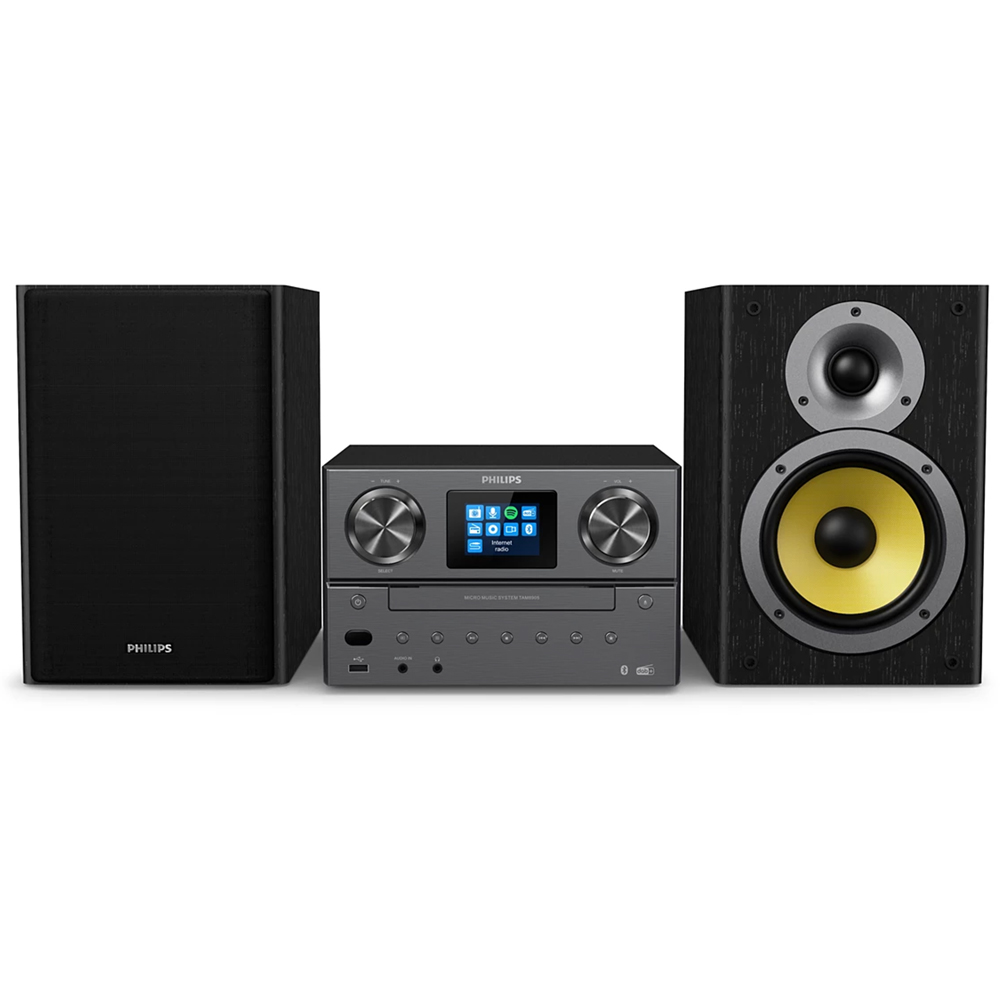 Philips TAM8905 Micro Bluetooth FM/DAB+ Internet Radio Hi-Fi Music System Image 3