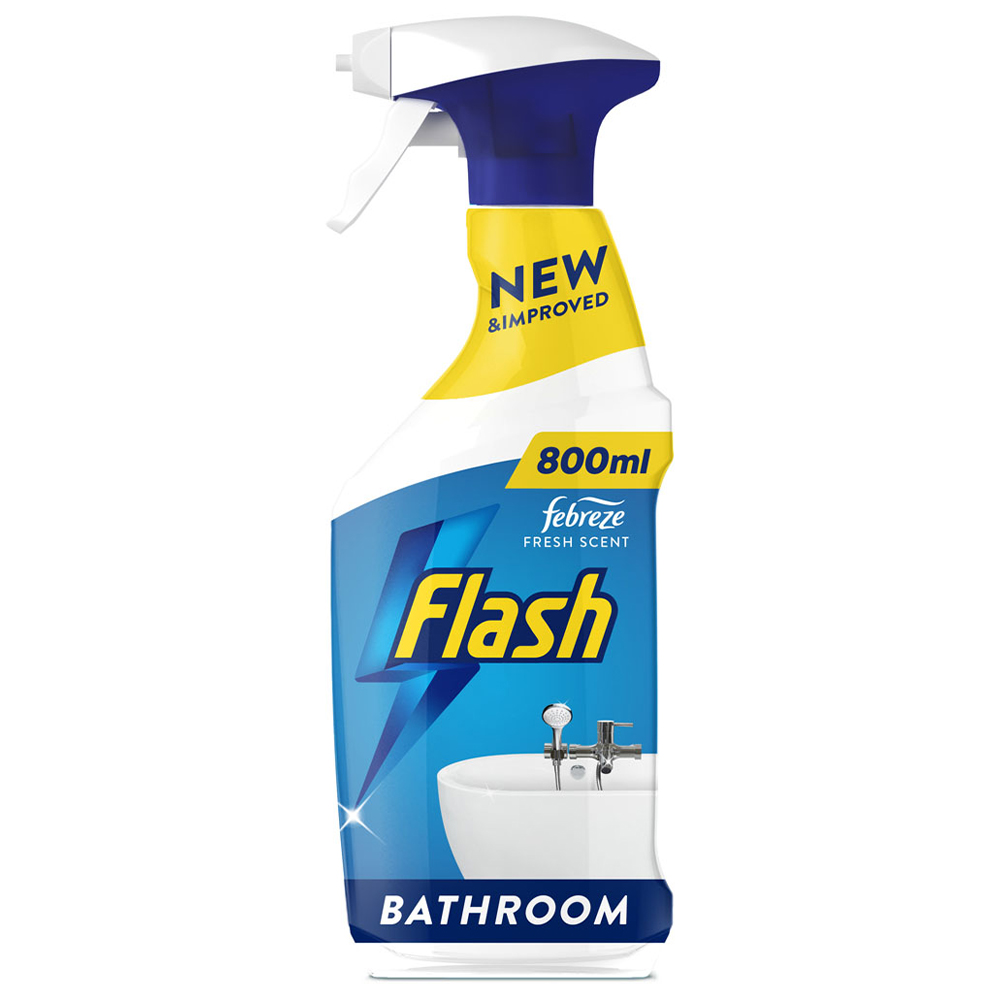 Flash Bathroom Cleaning Spray 800ml   Image 1