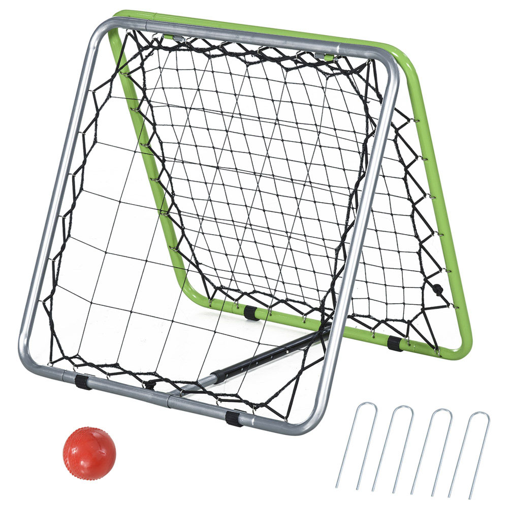 HOMCOM Kids Rebounder Net and Goal Set Image 3