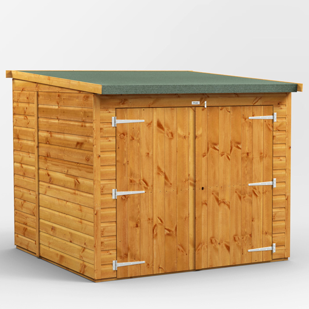 Power Sheds 6 x 6ft Pent Bike Shed Image 3