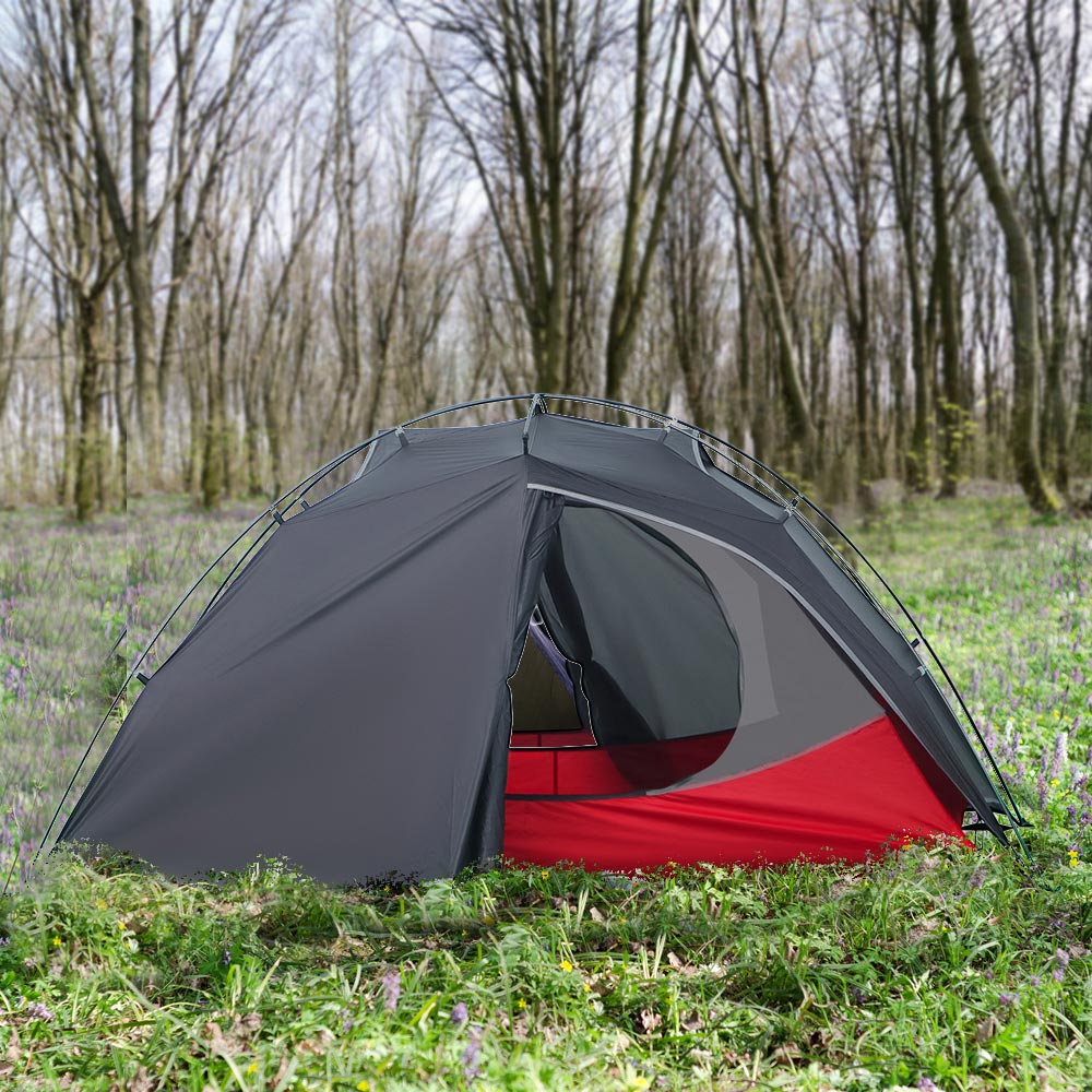 Outsunny 2-Man Dome Camping Tent Image 2