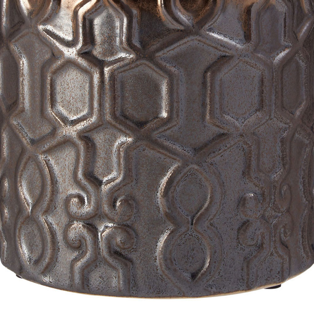 Premier Housewares Gold Zircon Small Ceramic Planter Image 6