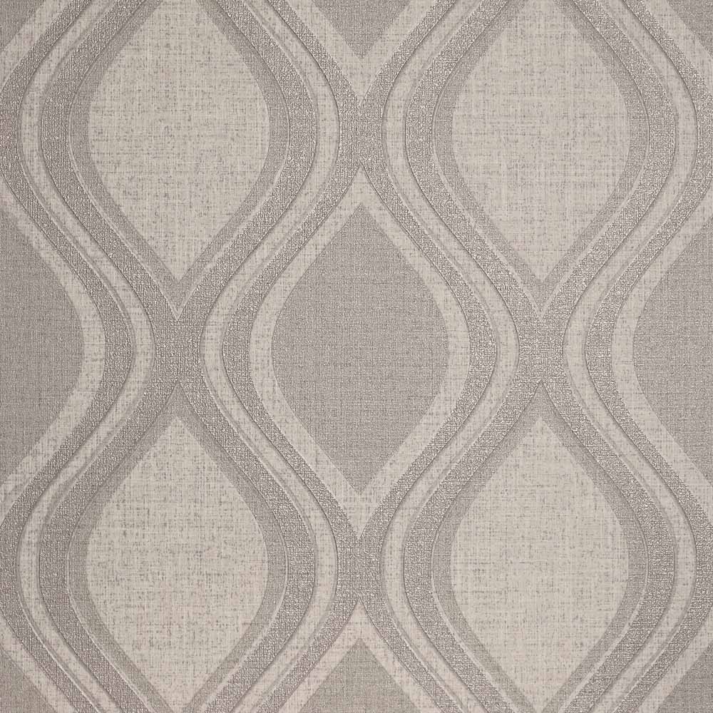 Arthouse Curve Taupe Wallpaper Image 1
