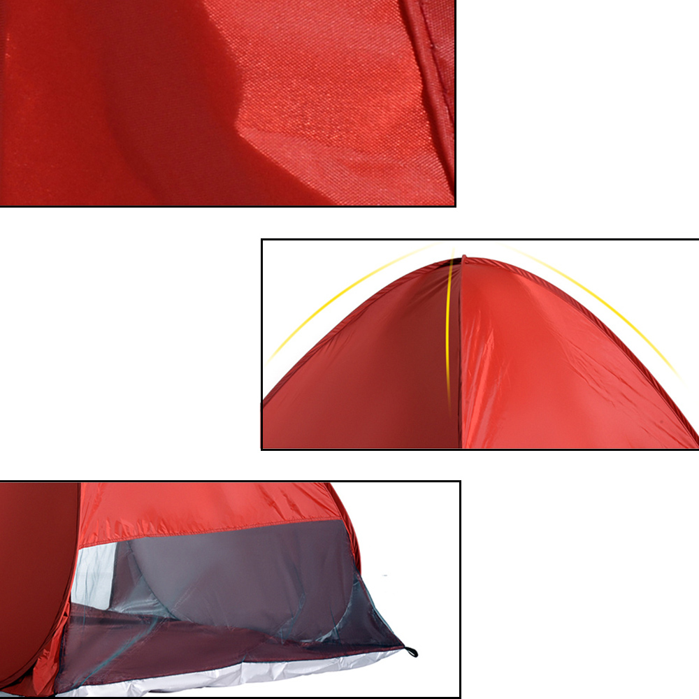 Outsunny Red 2-Person Pop-Up UV Tent Image 3