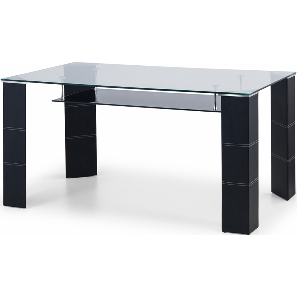 Julian Bowen Greenwich 6 Seater Glass Dining Table Image 2