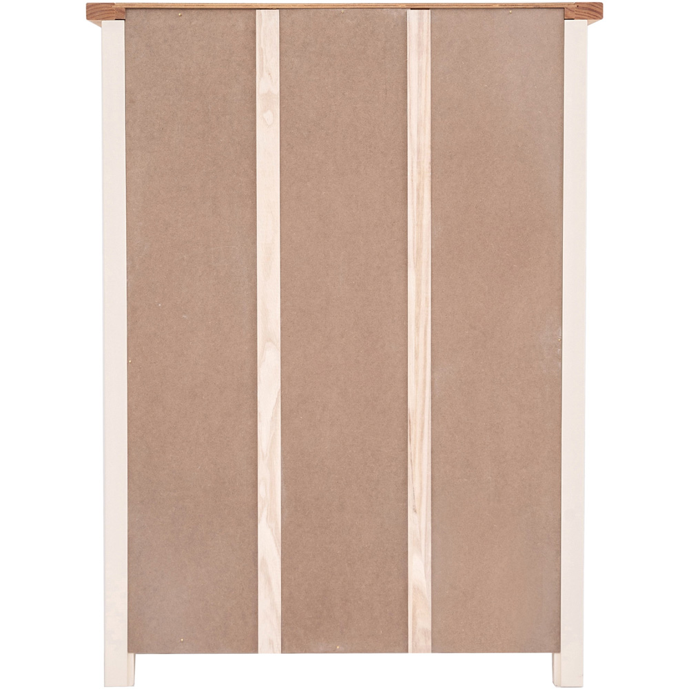 Maggiori 4 Shelf Off White Wide Bookcase Image 5