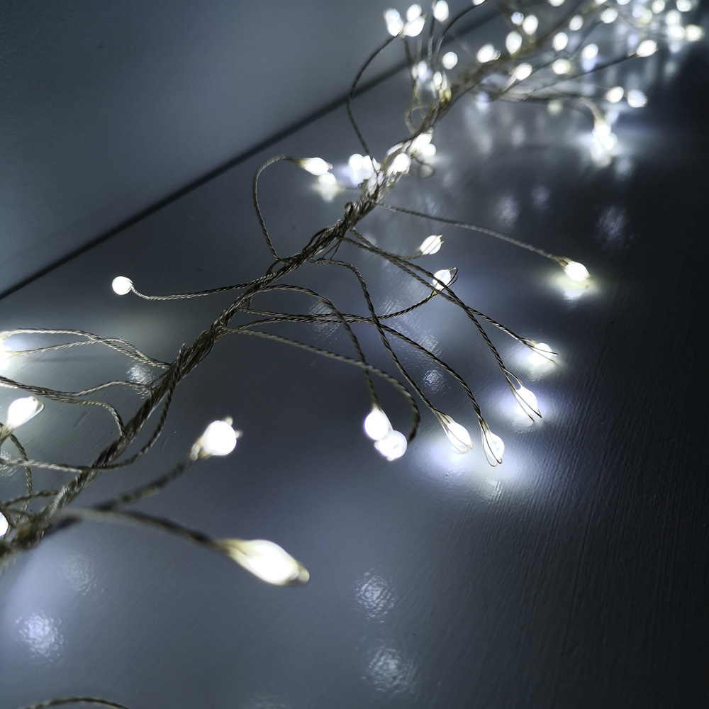 Premier UltraBrights 288 Cool White LED Garland Wire String Light 180cm Image 3
