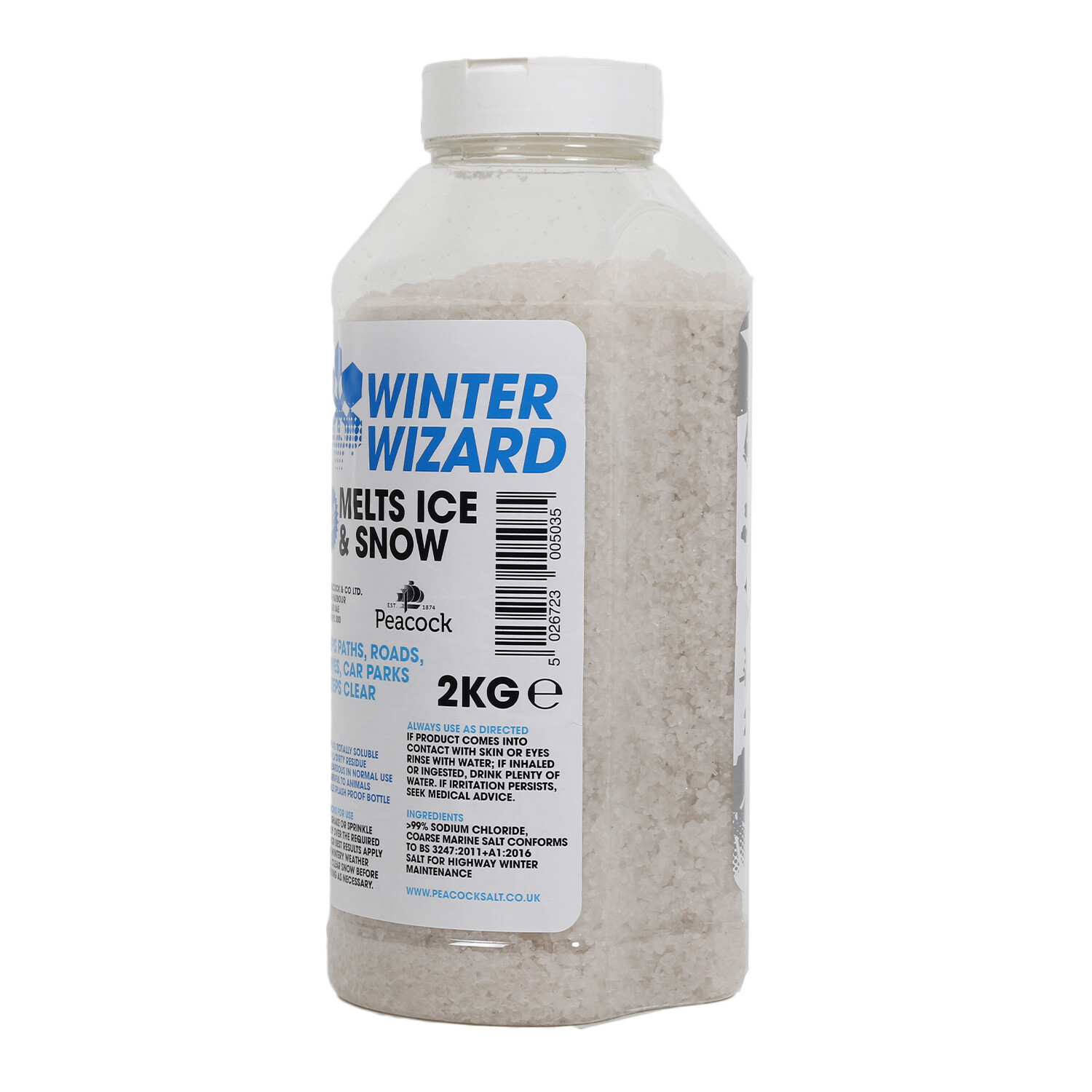 Winter Wizard De-Icing Rock Salt 2kg Image 2