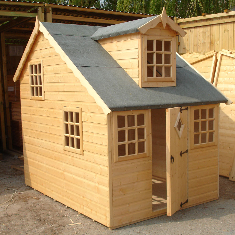 Shire Cottage Shiplap Playhouse 8 x 6ft Image 5