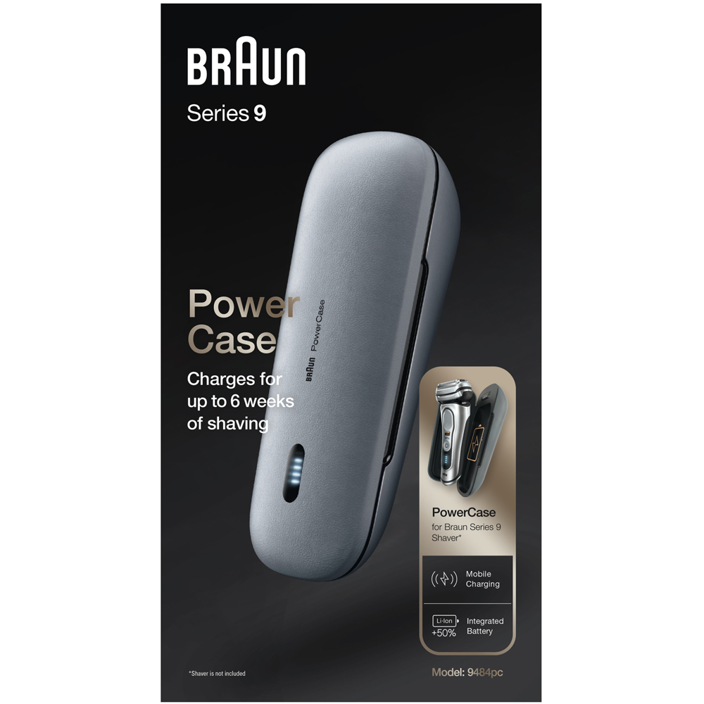 Braun Series 9 and 8 Shavers PowerCase Black Image 1