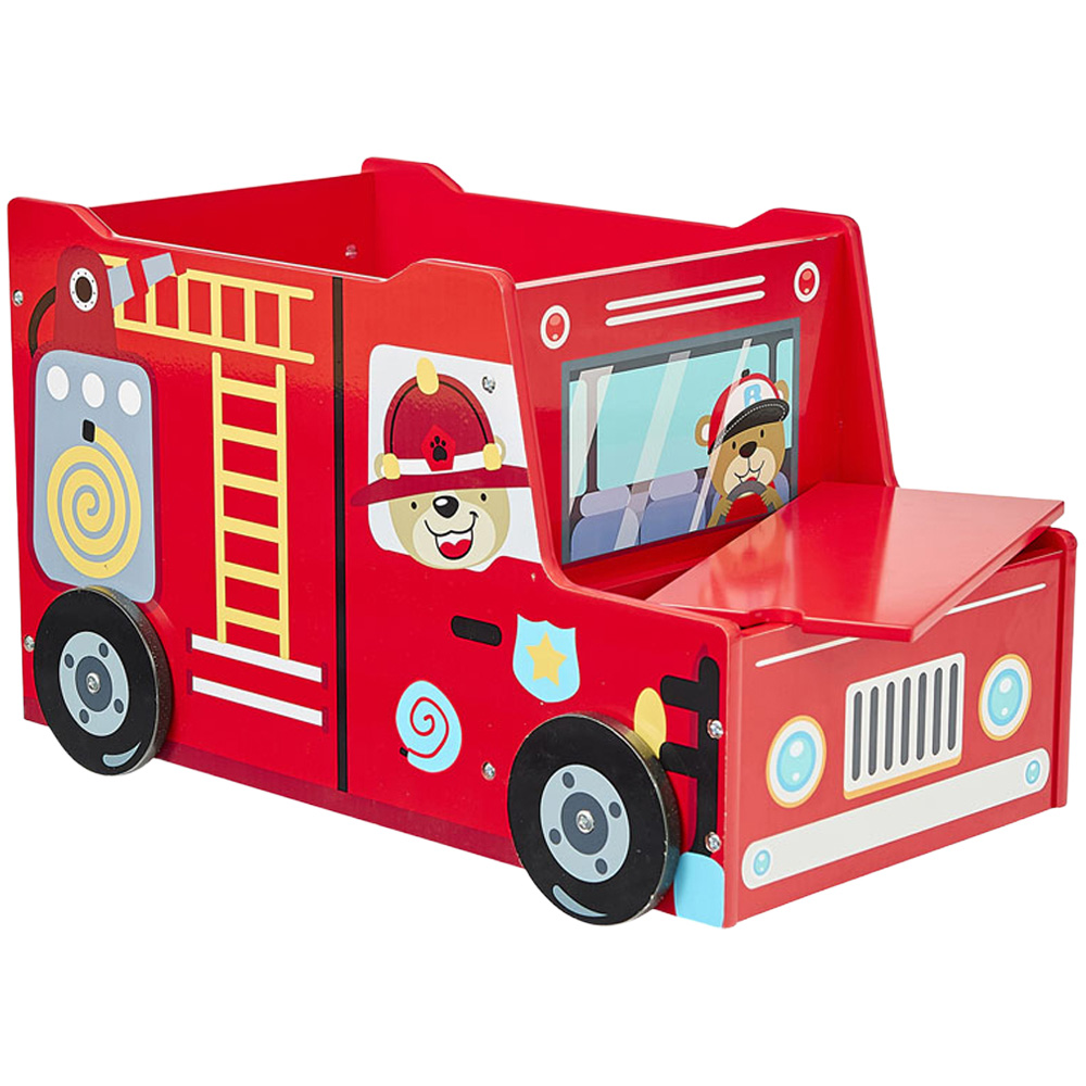 Liberty House Toys Kids Fire Engine Toy Box Image 4