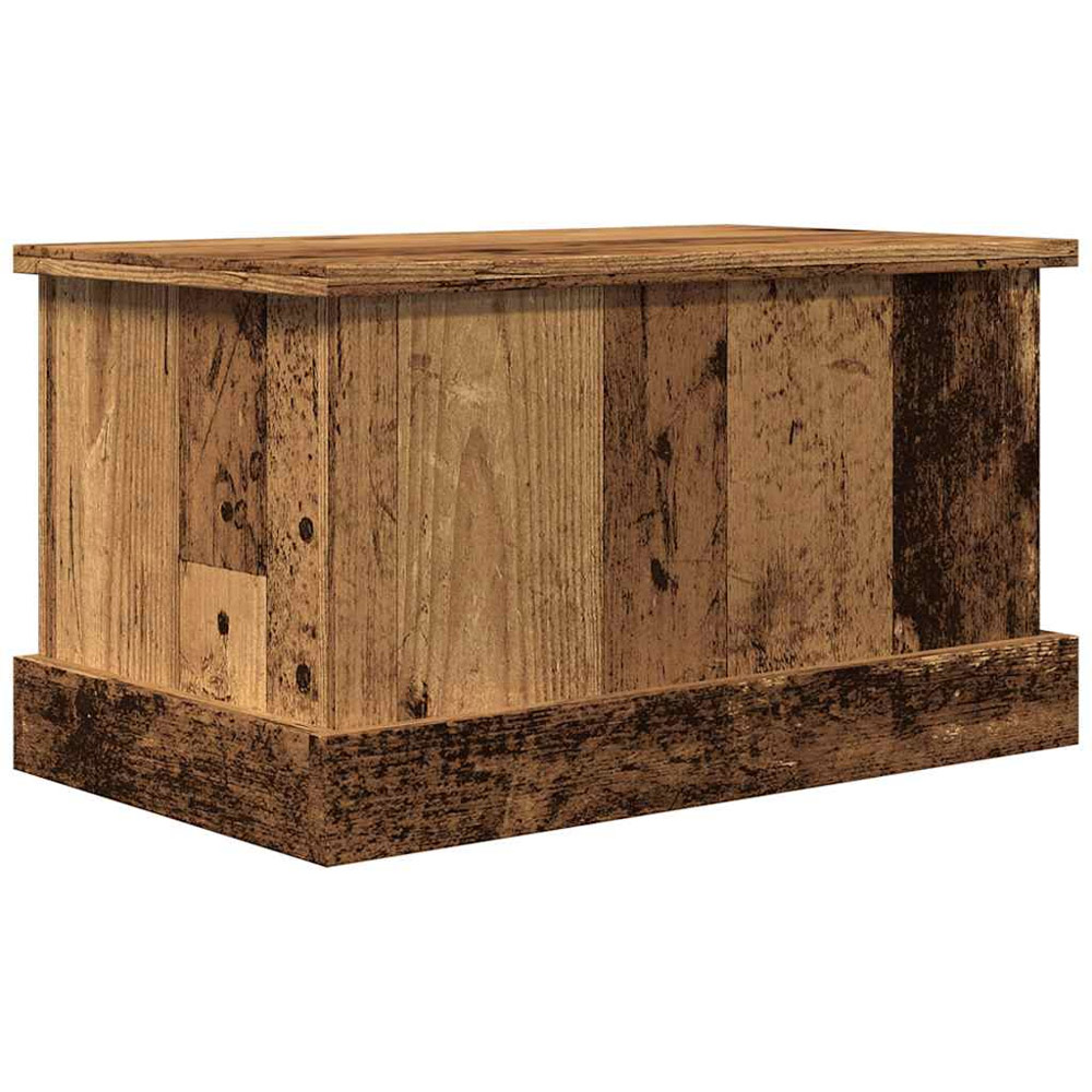 vidaXL Artisan Oak Storage Box with Lift Top Lid Image 2