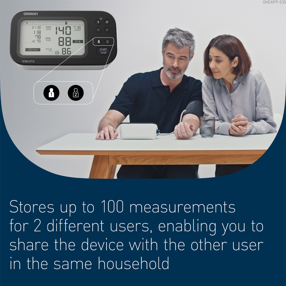 Omron M7 Intelli IT AFib Automatic Upper Arm Blood Pressure Monitor Image 5