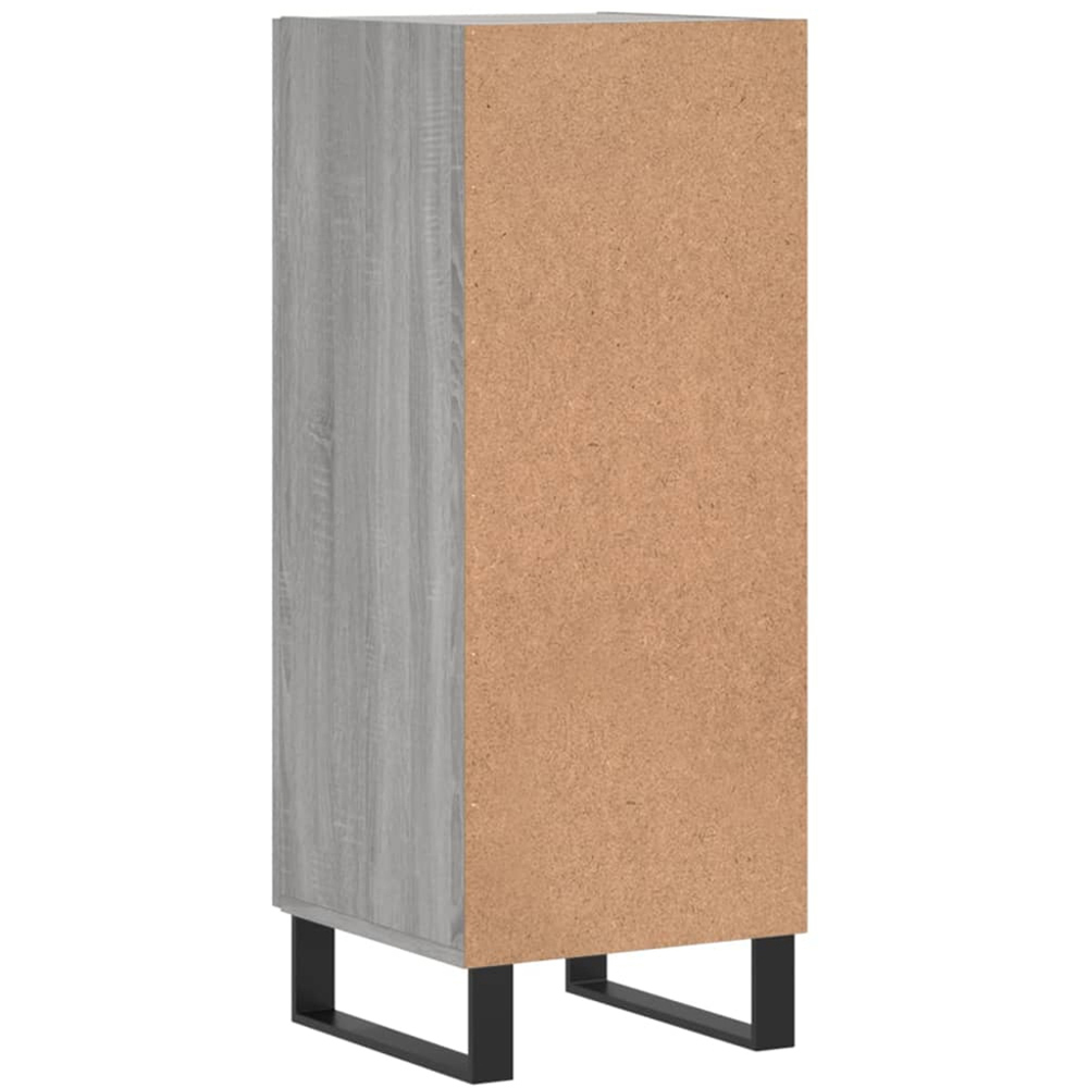 vidaXL Single Door Grey Sonoma Sideboard Image 8