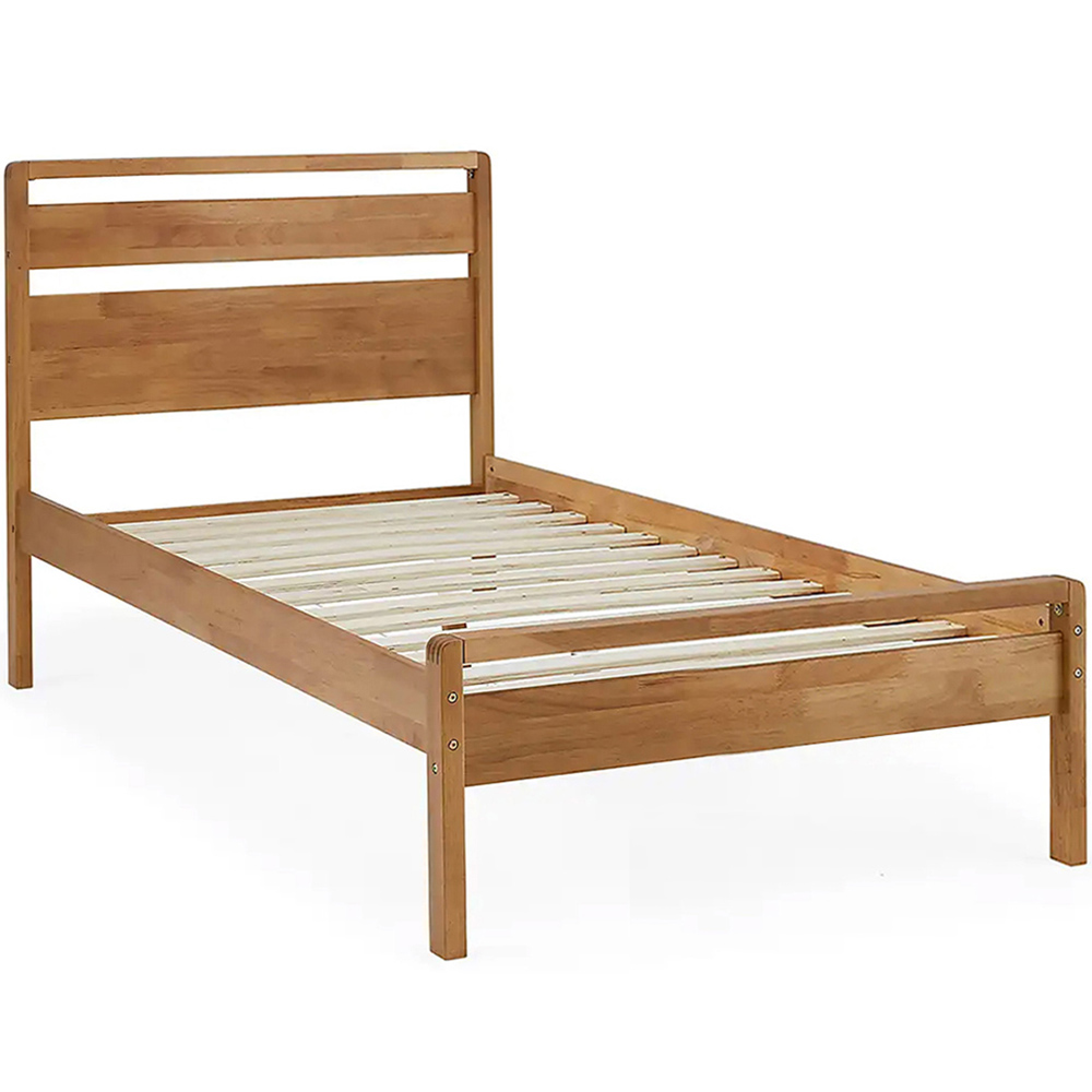 Skandi Single Mid Oak Bed Frame Image 2