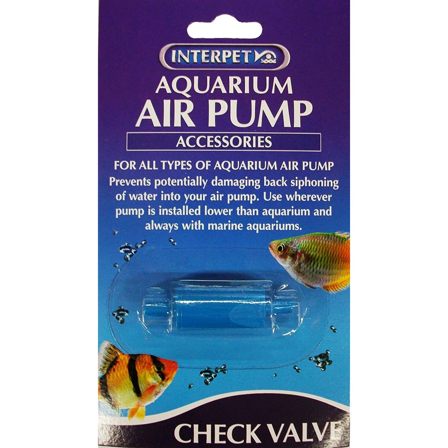 Interpet Aquarium Air Pump Non Return Check Valve Image