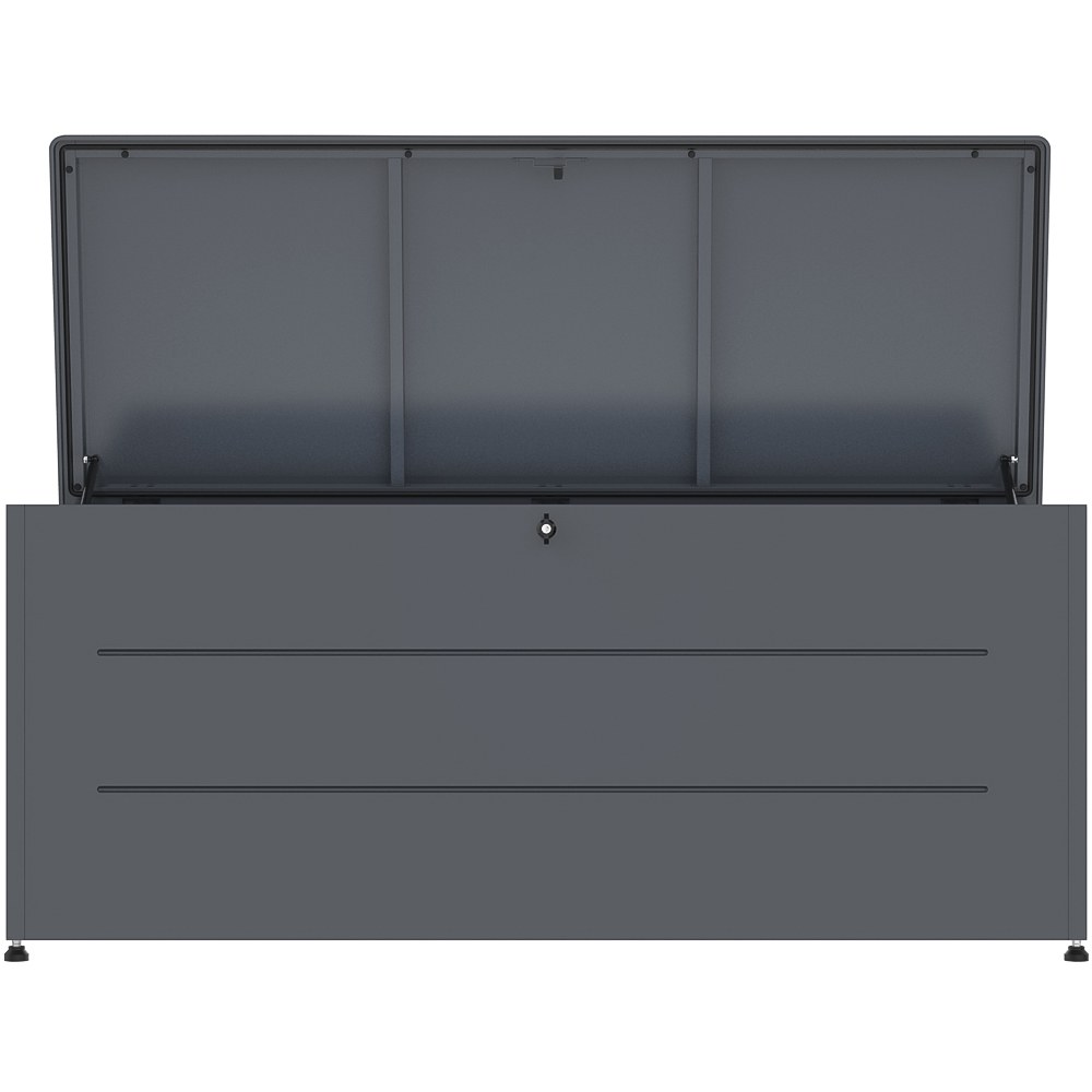 Trimetals 800L Grey Weatherproof Premium Garden Storage Box Image 3