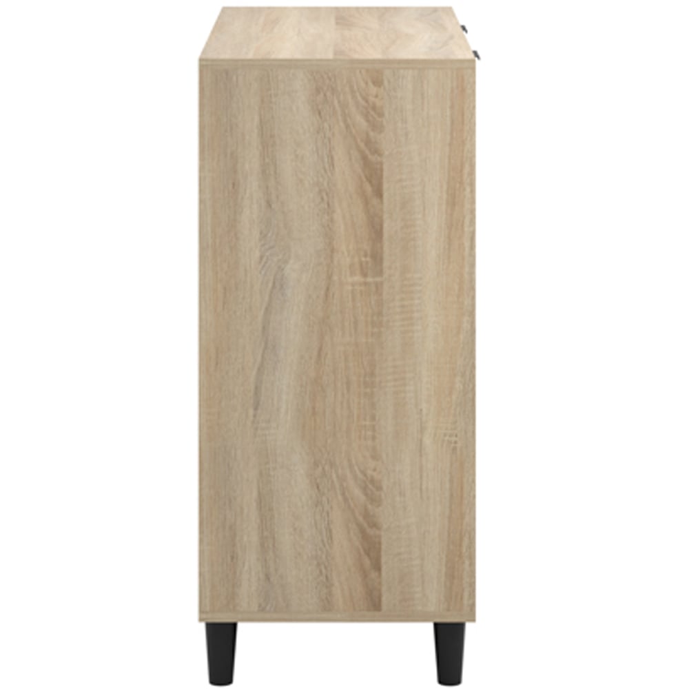 Stockholm Chevron 4 Drawer Sonoma Oak Chest of Drawers Image 5