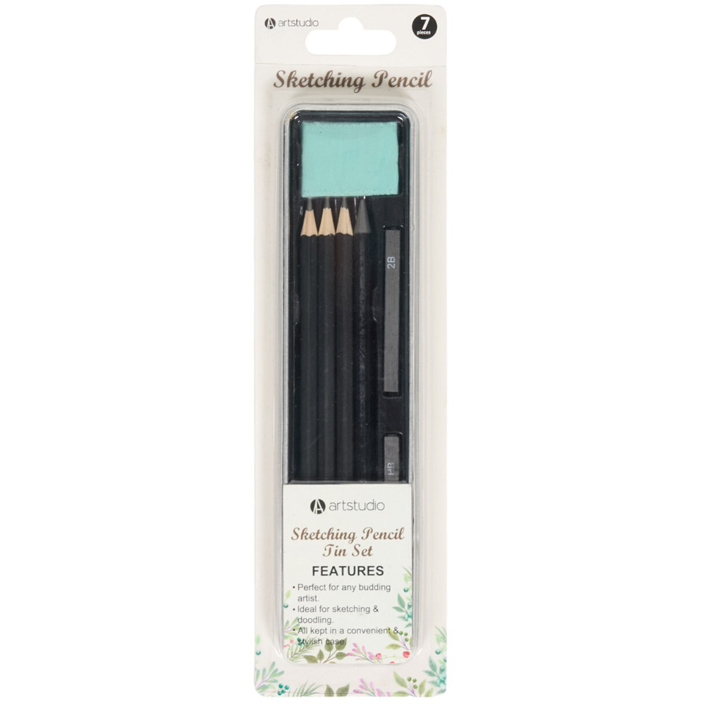 Sketching Pencil Tin Set Image 1