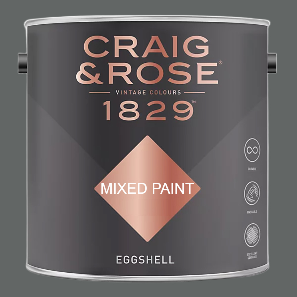 Craig & Rose 1829 Vintage Walls Wood and Metal Monogram Eggshell Paint 2.5L Image 2