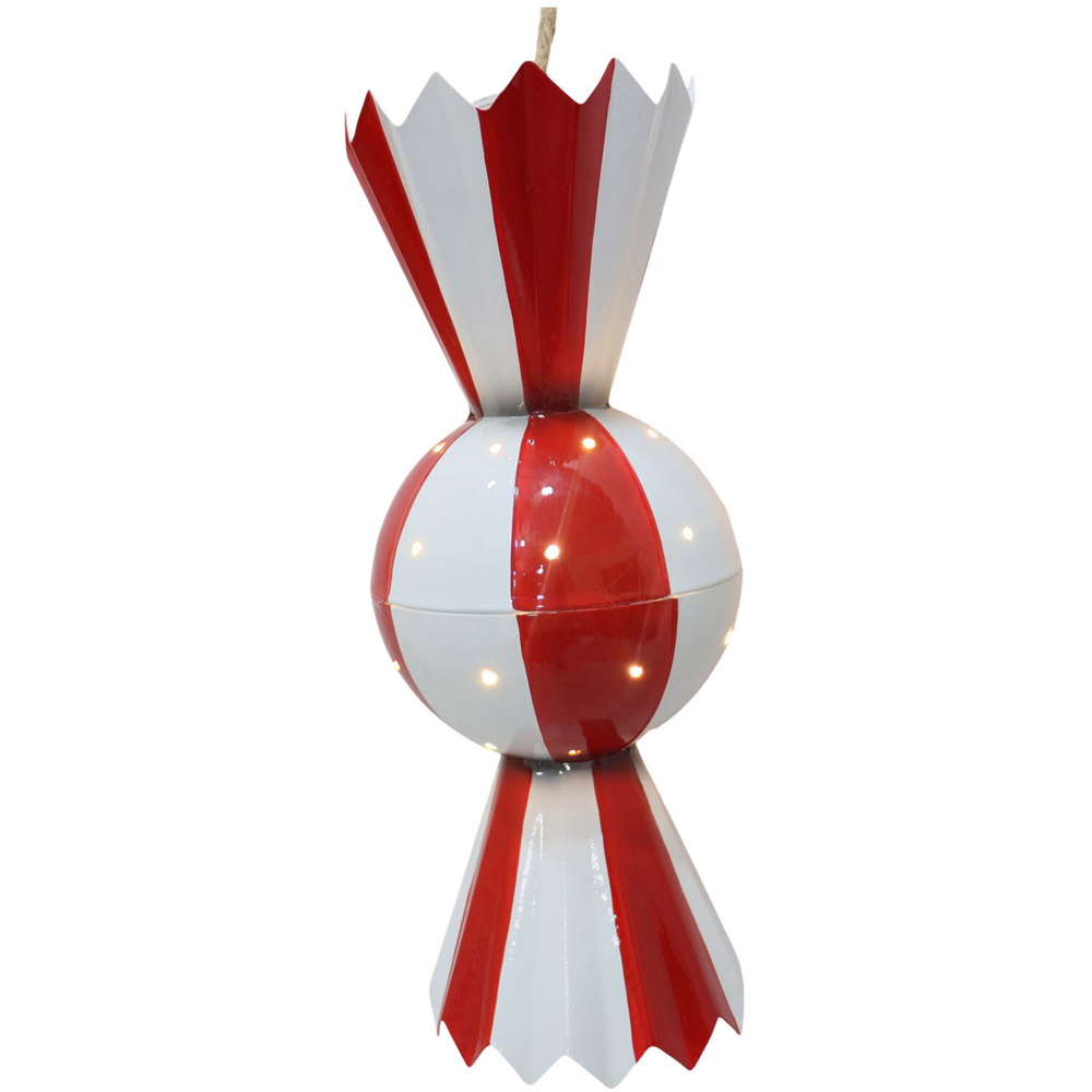 LED Candy Cane Hanging Decoration Image 3