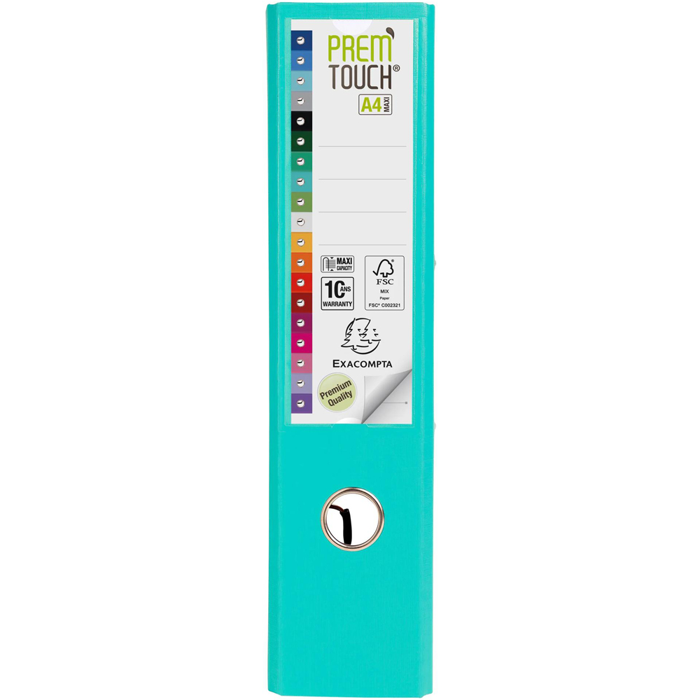 Exacompta PremTouch A4+ Light Green PP Lever Arch File 10 Pack Image 4
