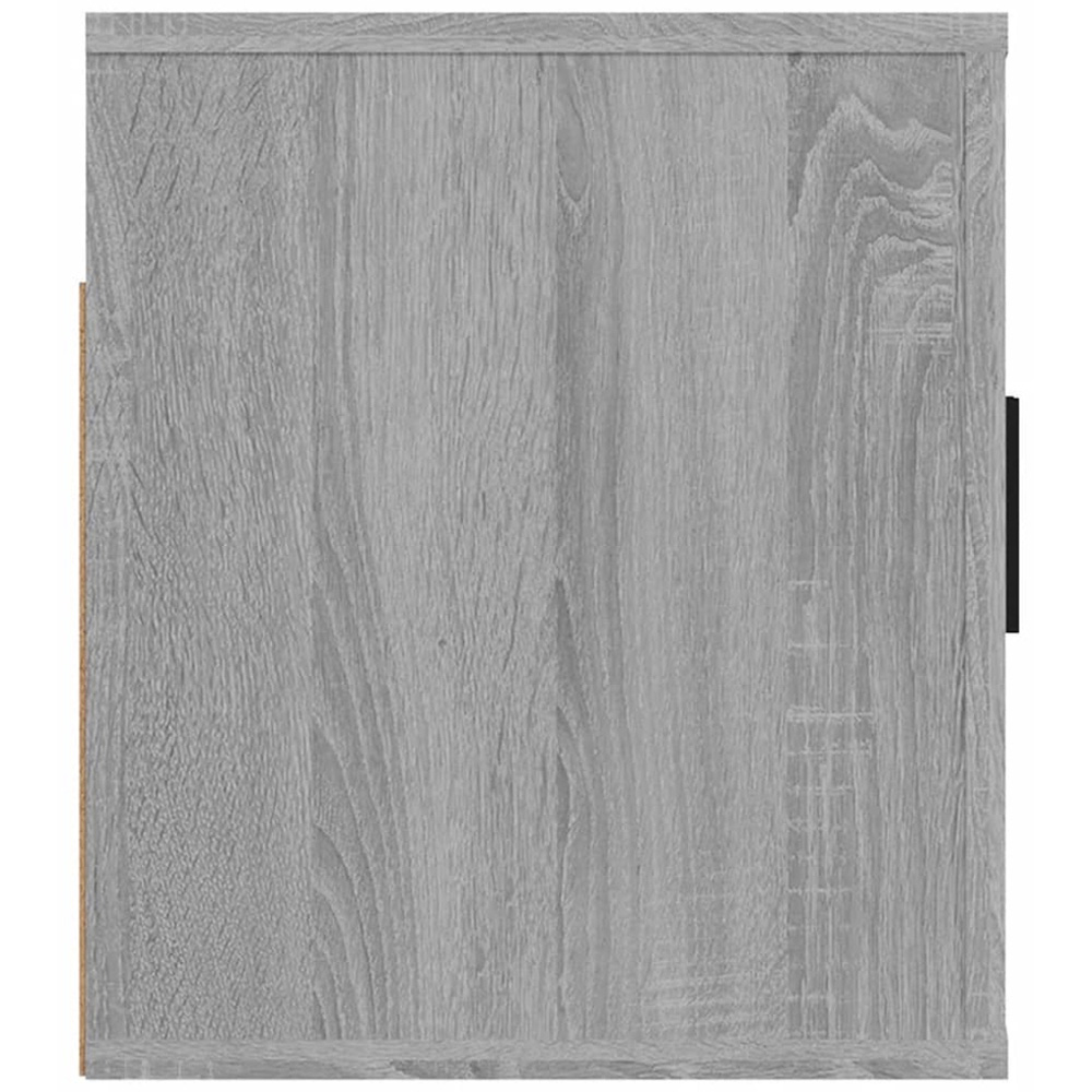 vidaXL 2 Door Grey Sonoma Wall Mounted TV Cabinet Image 7