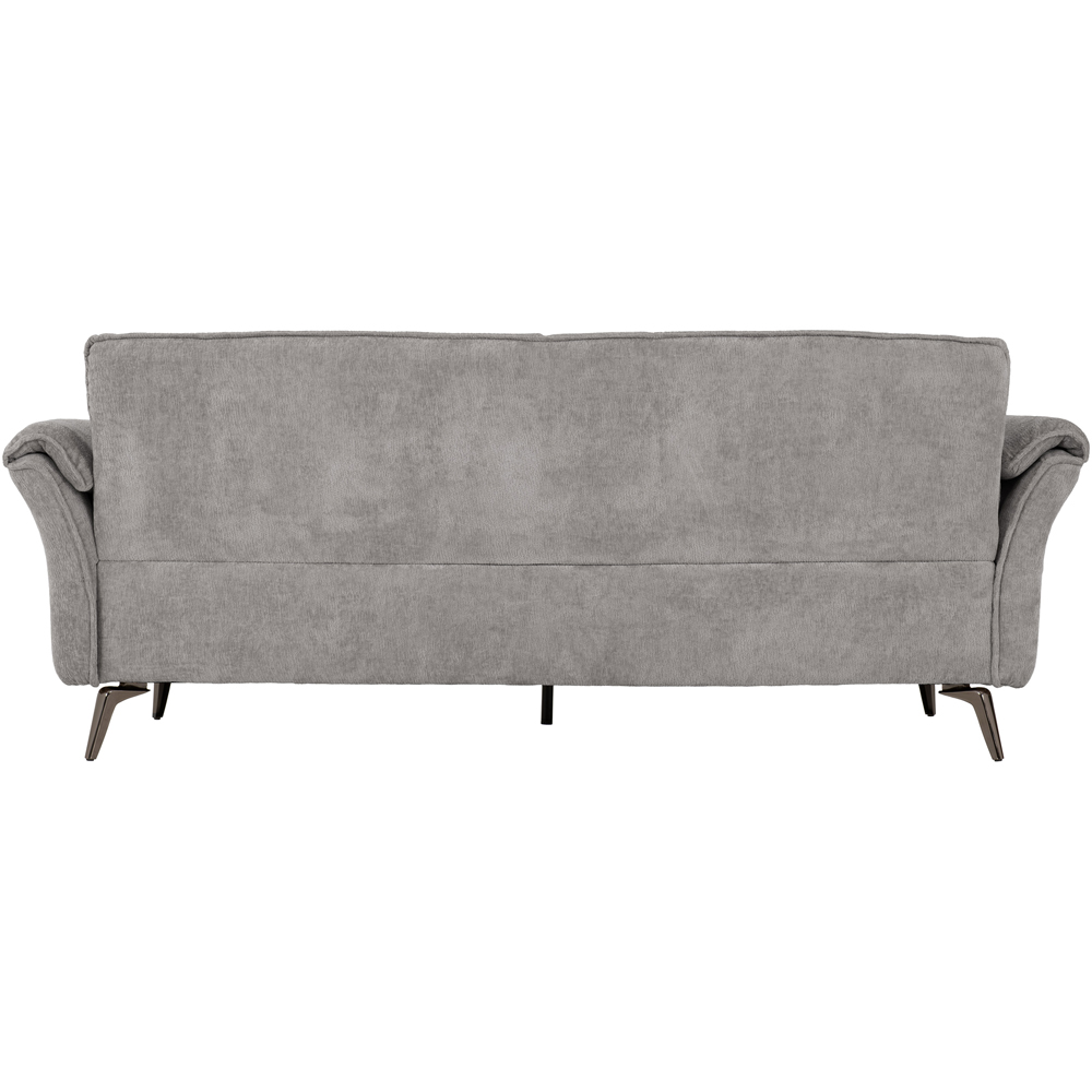 Seconique Amalfi 3 Seater Grey Fabric Sofa Image 5