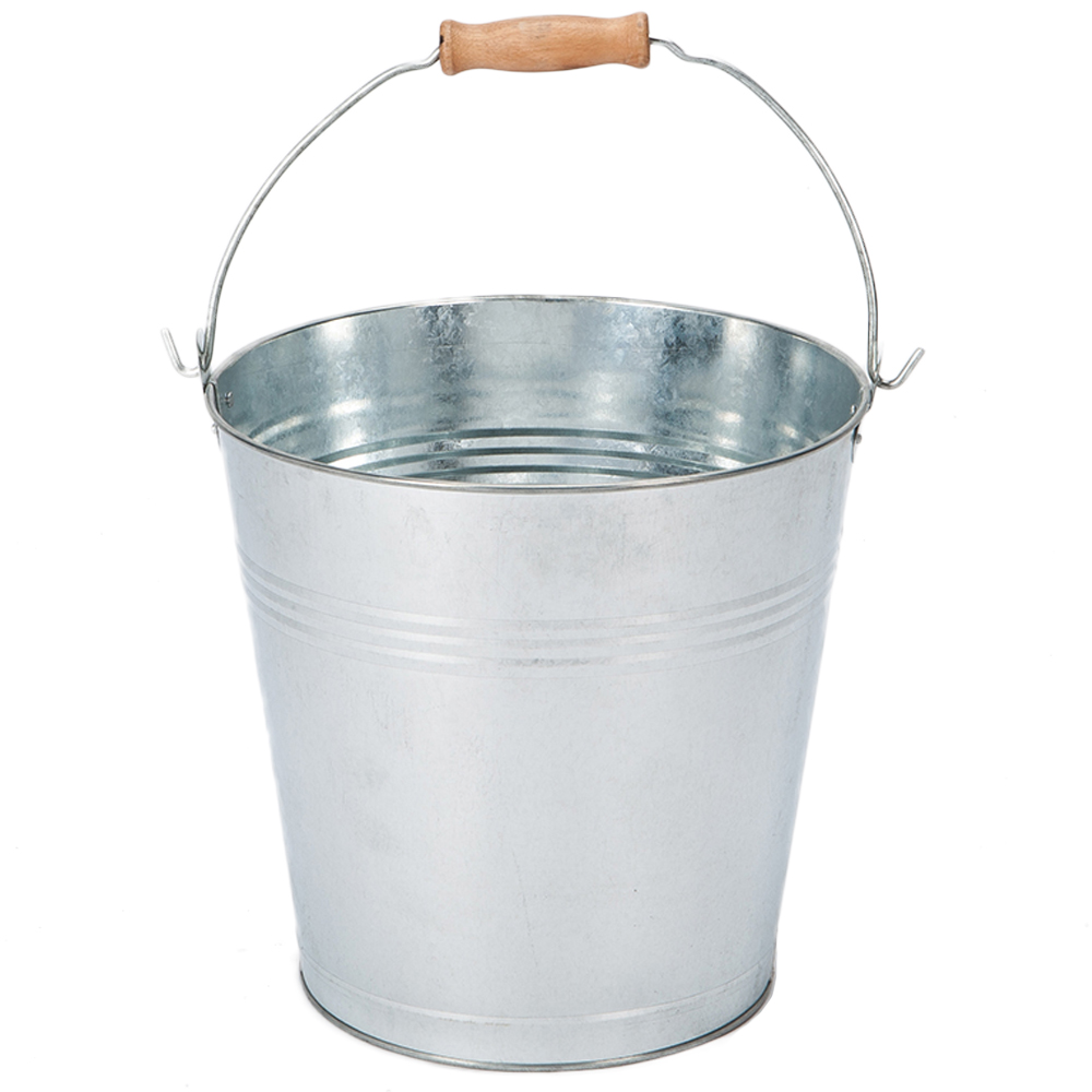 Highlands Homeware Galvanised Bucket 9L Image 1