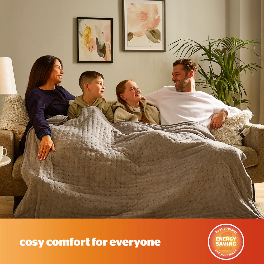 Silentnight Comfort Control Grey Electric Blanket 120 x 160cm Image 5