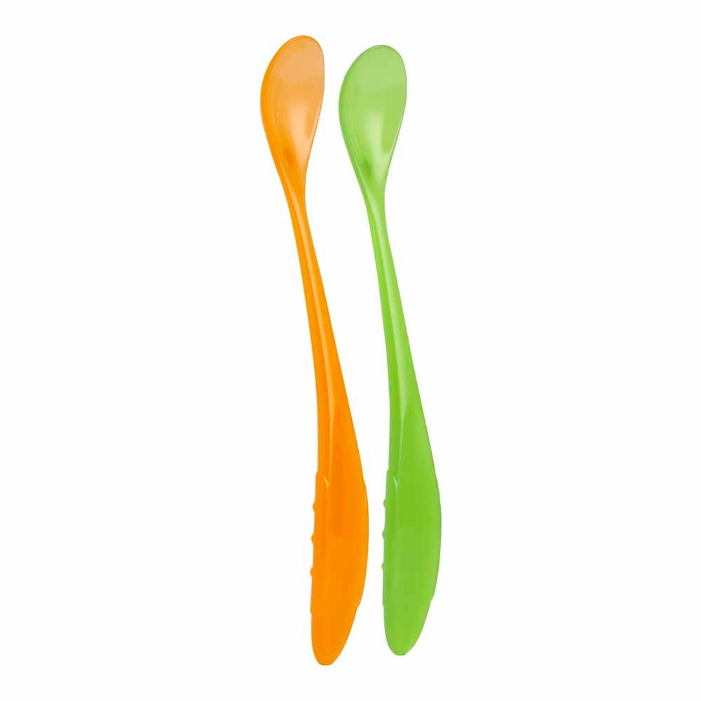 Single Wilko Long Handle Weaning Spoons in Assorted styles Image 2